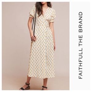 Faithful the Brand Hana Wrap Floral Print Dress